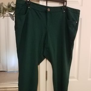 Torrid Green Ponte Ankle Pant